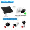 Solar Cells Charger with Rack and Screwdriver Wall Mount Solar Panels 4W 5V 360° Rotation for Google Nest Camera Outdoor Indoor