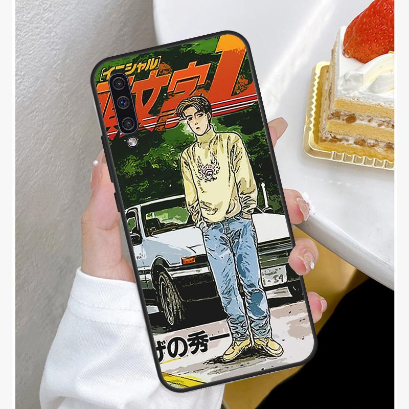 Initial D Car Case For Samsung A12 A32 A42 A52 A72 A52S A03S A21S A11 A31 A51 A71 A10 A50 A70 Full Cover