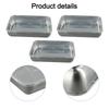 3PCS Leak Proof Stainless Steel Food Storage Box with Effective Sealing Lid