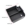 Car Center Console Armrest Storage Box for Ford Ranger 2015 - 2021 ABS Auto Holder Tray Case Container Organizer Accessories