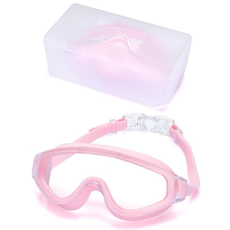 Custom Cross-Border Unisex Swimming Goggles High-Definition Waterproof Anti-Fog Silicone PC Lens Model MC-8100 China
