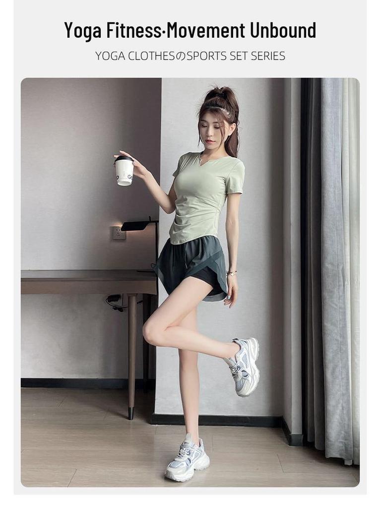 2025 Women's Quick-Dry Sports Set: Summer Running, Badminton, Yoga, Gym Fashion