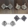 Elegant and Practical Rose/Leaf Cardigan Clip Scarf Fastener Shirt Clasp Fashionable Sweater Guard for Daily Wear