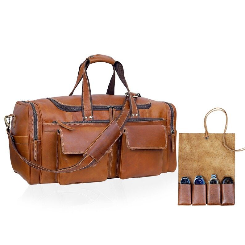 Weekender-Tasche aus Leder, Duffle-Tasche aus Leder, große Reisetasche, personalisierte Outdoor-Tasche, Reisetasche, Geschenktasche für den Bräutigam, Turnbeutel