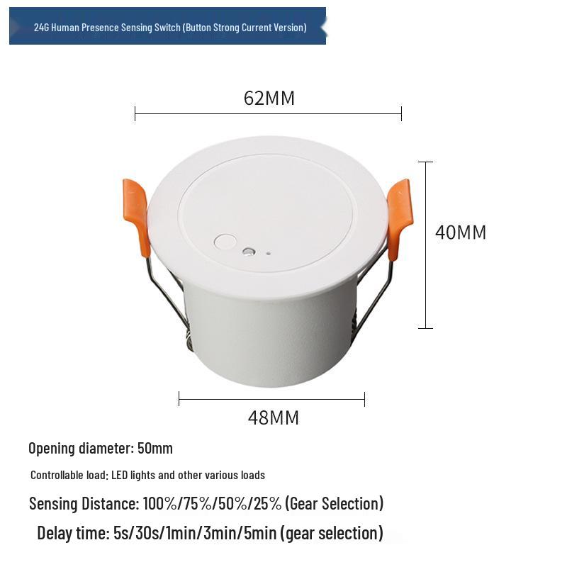 Multi-Scenario Motion & Breathing Detection Sensor Switch