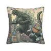 Easter Kaiju Monster Ramen Japanese Kawaii Anime Pillowcases Retro Trendy Pillow Case For Sofa Home Decor Design Pillow Cover