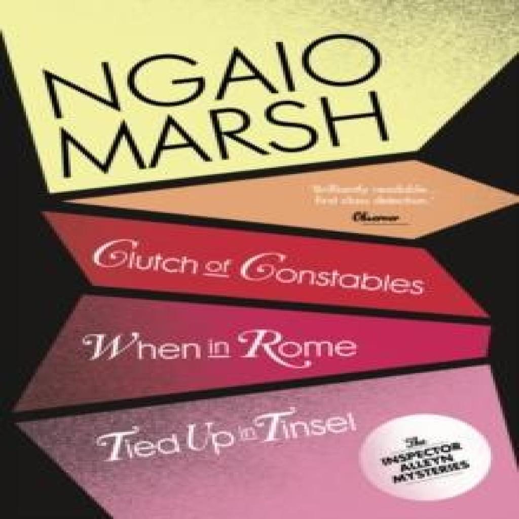 Clutch of Constables When in Rome Tied Up In Tinsel by Ngaio Marsh Paperback Book 9780007328772