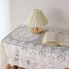 Off-White Lace Tablecloth - Round/Square, High-End Light Luxury Mat