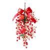 Facai Red Fruits Lucky Charm Gold&red Drop Ornaments Creative Hanging Pendent  Gift