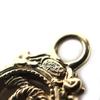 Excellent CHANEL COCO Mark Rope Twist Swing Pierce Accessory (Binaural) gold 05A Used