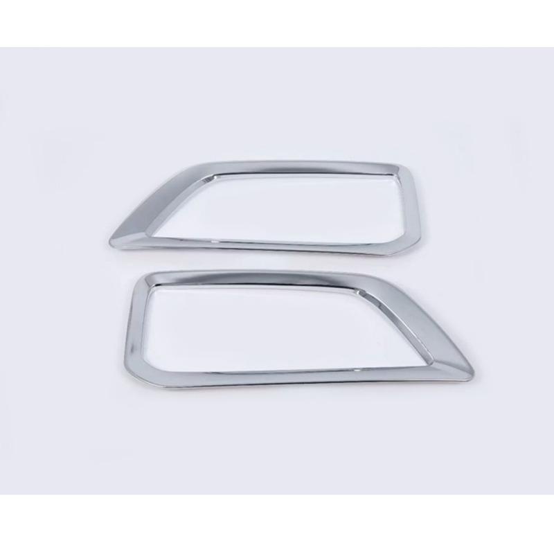 Cornice Faro Antinebbia Anteriore Auto Styling Copertura Cromata ABS Rivestimento Decorativo 2 Pezzi Per Hyundai Kona Encino Kauai 2017 2018 2019 2020
