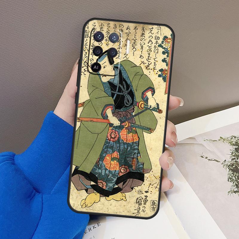 

Japanese Samurai Warrior Case For Oppo A94 A74 A54 A80 A60 A40 A18 A38 A58 A78 A98 A96 A76 A16 A15 A17 A57 A77 A5 Pro OPPO A94 5G