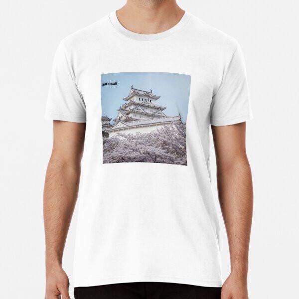 Japan Castle and cherry blossom S to 5XL Made in the AU/USA T-Shirt