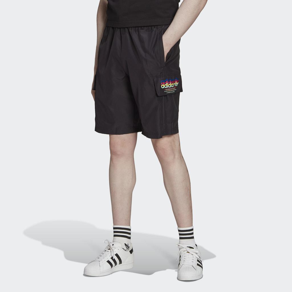adidas Originals Hyperreal Cargo Shorts 'Black' Men's HK5156