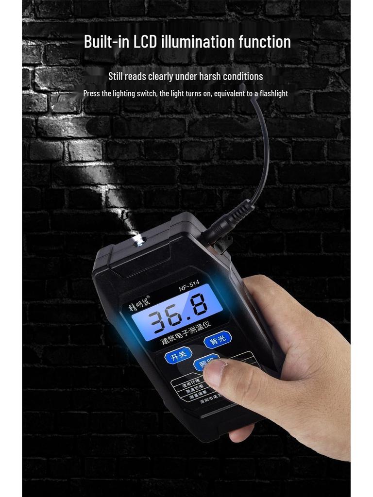 Smart Mouse NF-514 Embedded Electronic Thermometer for Concrete Temperature Measurement
