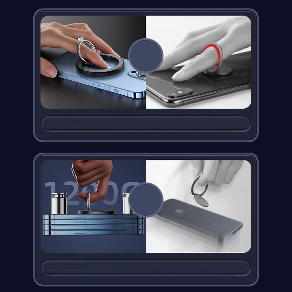 Joyroom Versatile Magnetic Car Mount & Smartphone Ring Holder - Black (JR-ZS294)