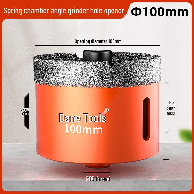 Dane Spring Tile and Stone Hole Enlarging Tool for Dry Cutting