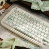 MAIMOOO Scarlett Keycap 142 Key Fc Height Pbt Lace Lace Bow Cute Little Fresh Light Green Customized Alice Keyboard Gift Keycap