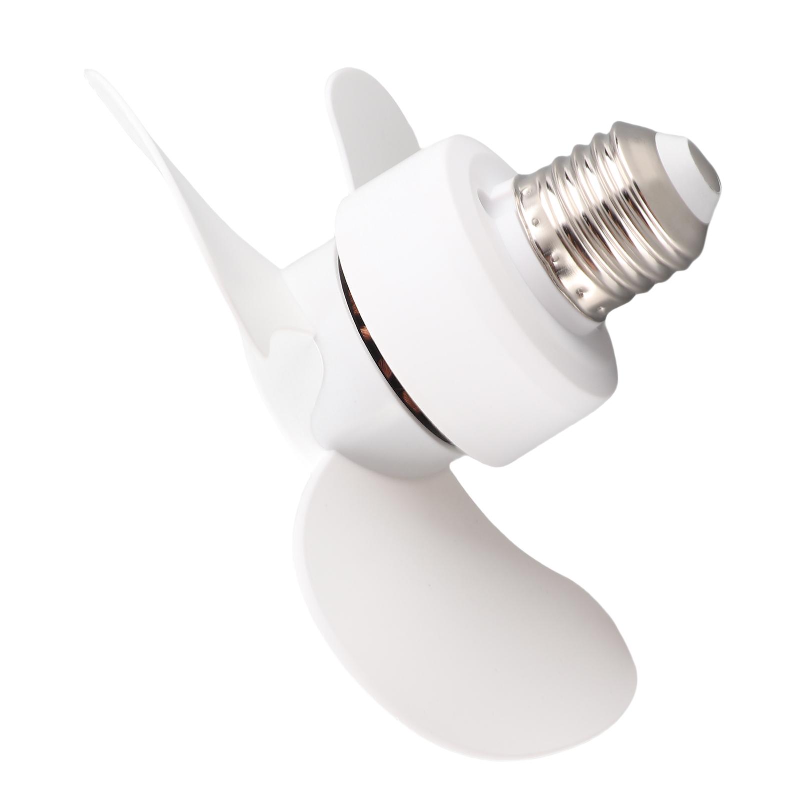 

Socket Mini Fan E27 E26 Caliber Silent Screw in Small Fan for Bedroom Living Room Kitchen Office 85‑265V