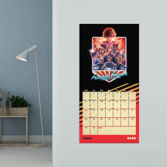 Calendario da Parete 2026 Gen. 2026 a Dic. Agenda Mensile 2026 per Ufficio Casa Pianificazione Organizzazione Calendario da Parete Divertente per Amanti Serie TV