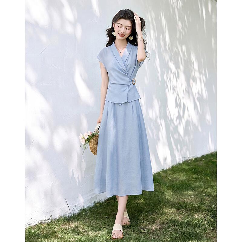 French Style Two-Piece Summer Suit for Women