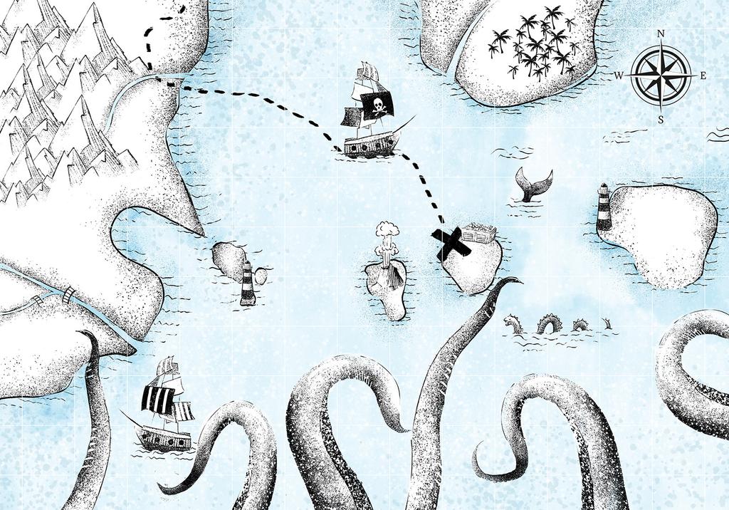Fototapeta - Mapa Skarbów