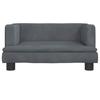 VidaXL Children's Sofa Dark Grey 60x40x30 Cm Velvet 3196319