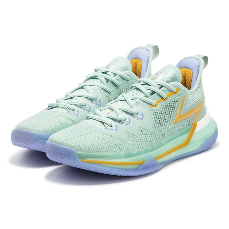 361 BIG3 Future Squidward Tentacles Low Top Basketball Shoes Men's Bleached Light Green 672421126-3