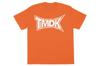 New Japan Pro-Wrestling T-Shirt, TMDK Dry T-Shirt, Orange X White, Size S, 5941102490