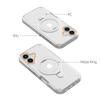 For iPhone 17 Magnetic Case with Kickstand TPU+PC Shockproof Phone Cover