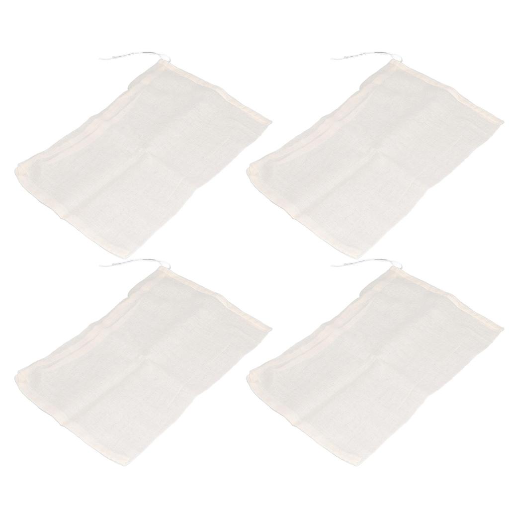 50PCS 20x30cm Cotton Drawstring Bag Reusable Muslin Bag Spices Sachet Bag for Household