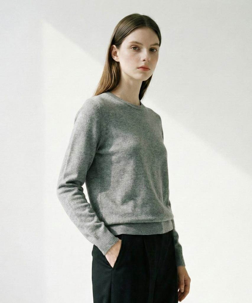 SOUP Basic Round Neck Knit (Scrlkf1)