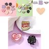 Creative English Letter Brooch Unique Alloy Badge For Sweaters Scarves Versatile Fashion Accessory