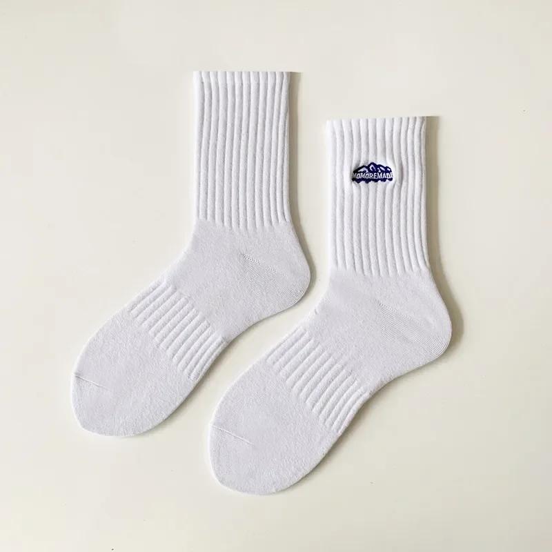 1/4 Pairs Men's Sports Socks Breathable Athletic Crew Socks for Running Gym Quick-Dry Comfortable Casual Socks Men Spring Summer