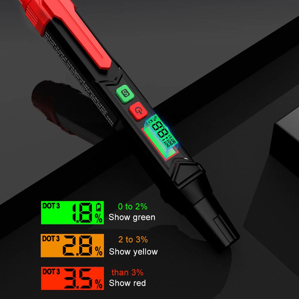 Brake Fluid Liquid Tester Pen Oil Moisture Detector Vehicle Automotive Diagnostic Test Tool Brake Fluid Liquid Tester Pen