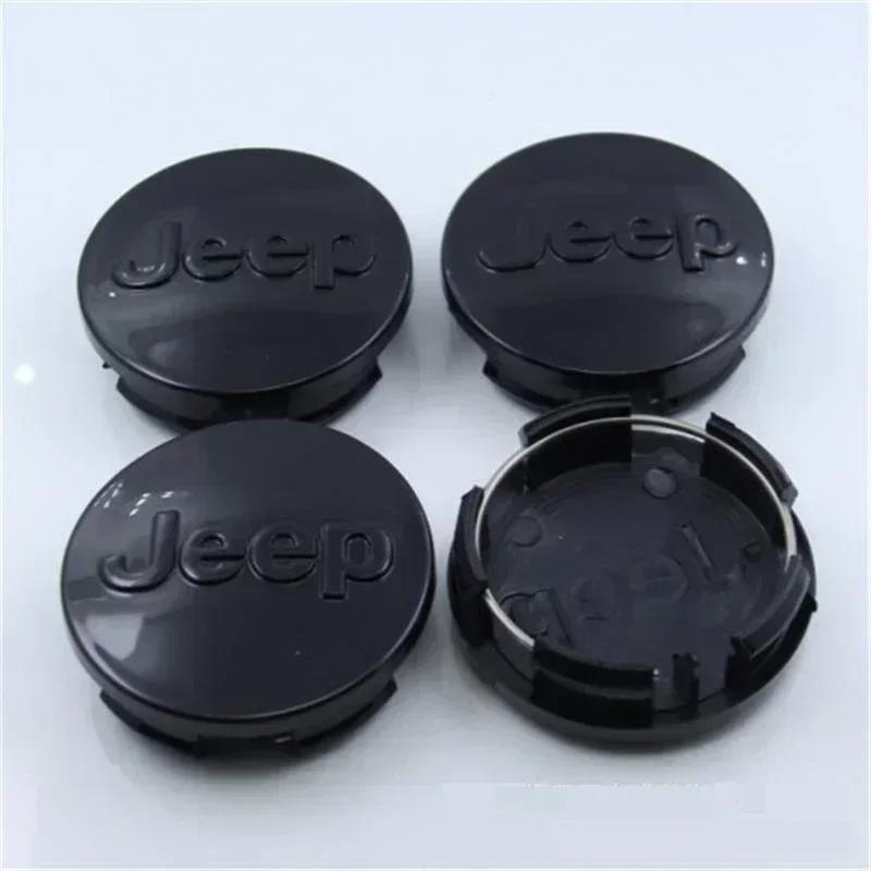 CLW1 56/64mm Car Wheel Center Hubcaps Cover Badge Accessories for Jeep Patriot Tj Compass Liberty Renegade Grand Cherokee Commander