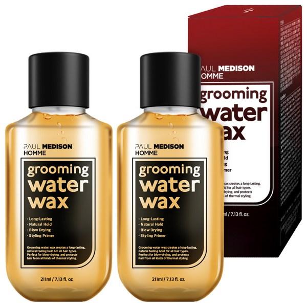 

Paul Madison Homme Grooming Powerful Volume Tonic Water Wax, 2 штуки, 211 мл, лучшие мужские средства для волос из Кореи