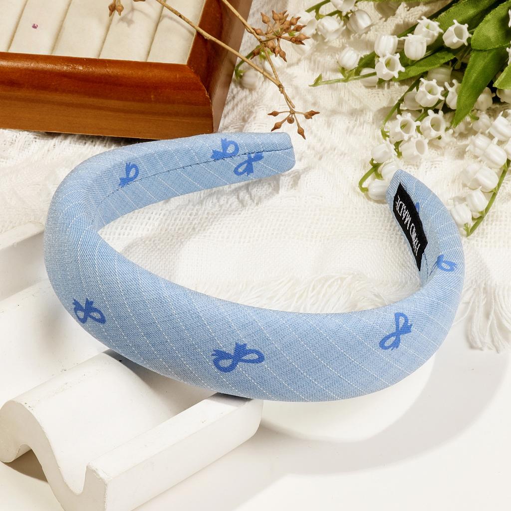 New Bow Fairy Hoop Headband Elegant Washing Face Headband Hair Accessories Soild Color Hair Bands for Women