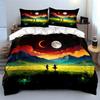 "Mountain Sunset Art Decor Set" Soft Comfortable Duvet Cover Bedding Set Included 1*Duvet Cover & 2*Pillowcases Gift