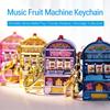 Mini Fruit Machine Machine Keychain With Light And Sound Effects Fun Casinos Style Toy For Home Decors And Gifts