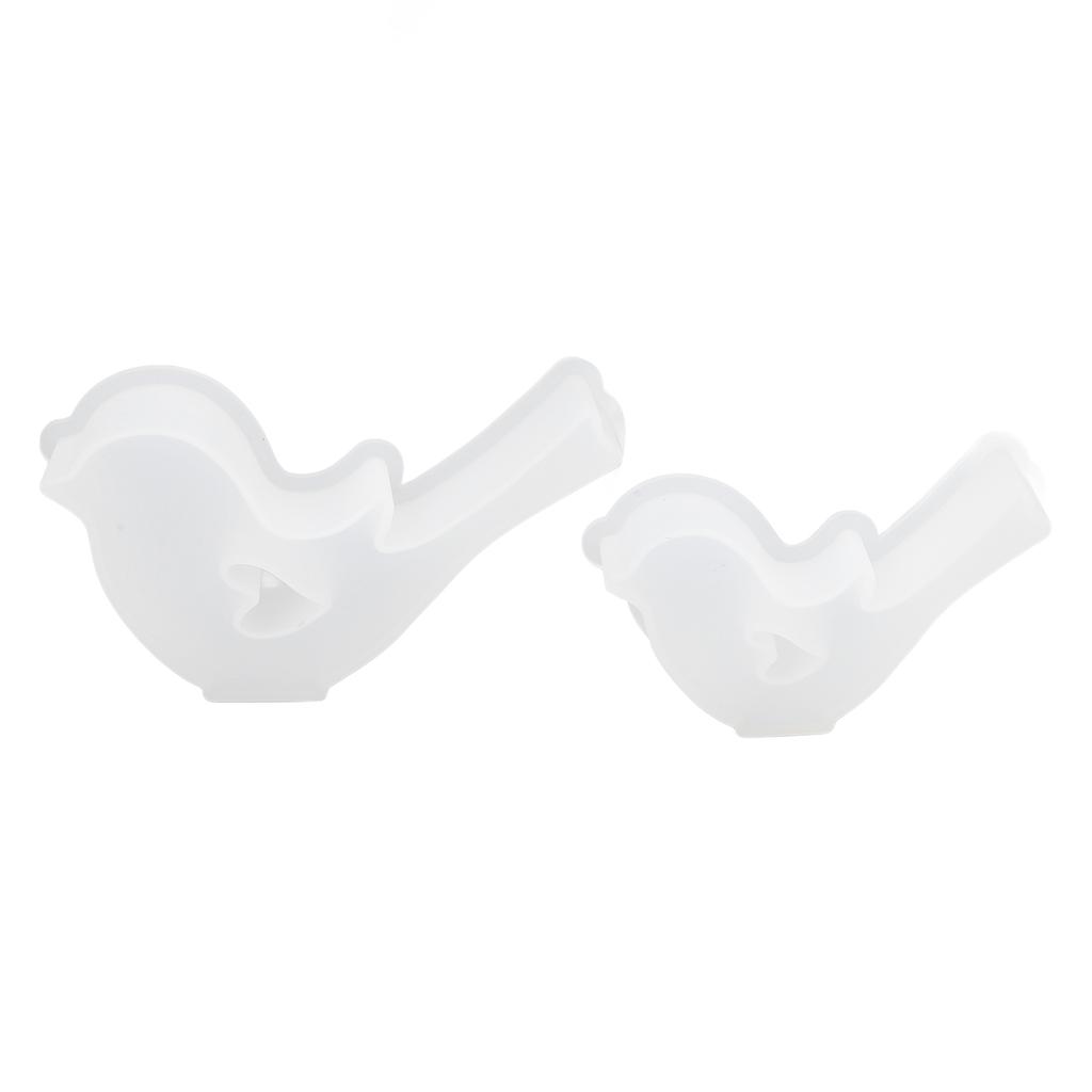 2pcs Bird Shape Silicone Tray Reusable Easy to Clean Flexible Lovely Bird Resin Silicone Tray for