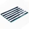 Glass Decorative Board with Graphics for Serving Snacks Stripes 80x52 Cm
