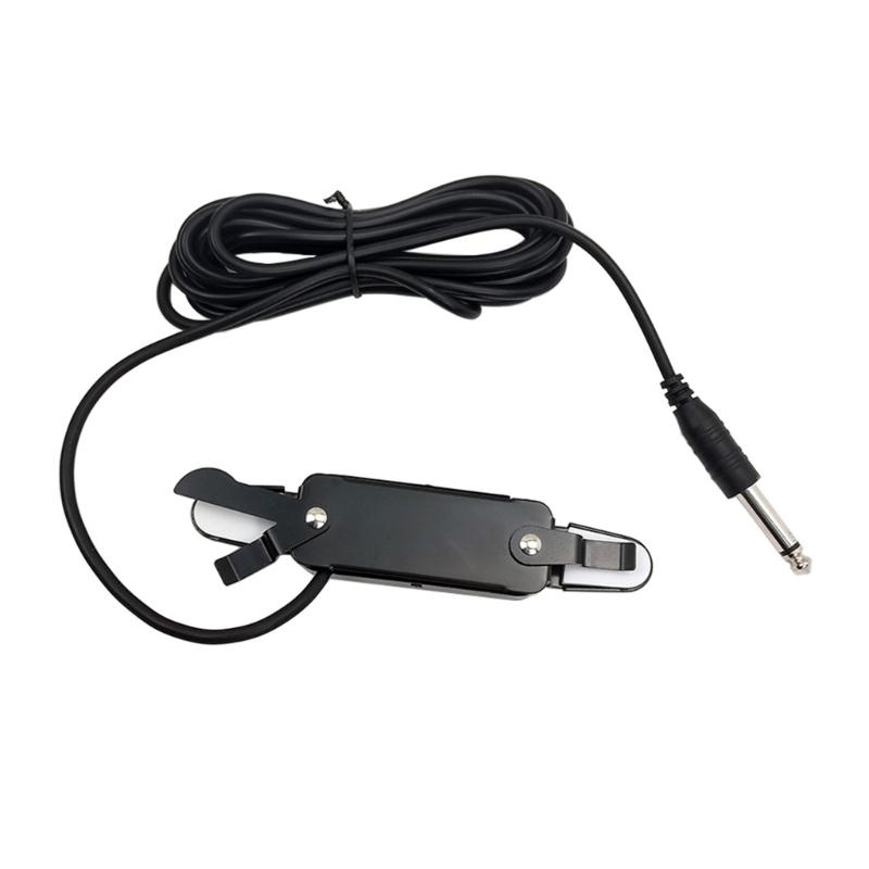 12 Hole Guitar Sound Pickup Replacement Acoustic Guitar Pickup with Cable Acoustic Guitar Transducer Amplifier Enduring