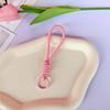 New colored hand-woven rope, mobile phone lanyard, doll bag, keychain DIY jewelry, pendant accessories.
