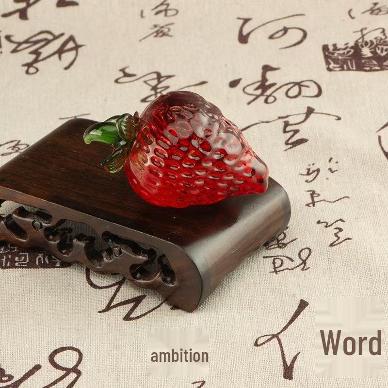 Πολυτελή Κρυστάλλινα Διακοσμητικά Φρούτων: Ροδάκινο, Σταφύλι, Μήλο, Λωτός - Ιδανικό για Διακόσμηση Υπνοδωματίου, Σαλονιού, Γραφείου ή ως Δώρο