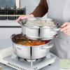 Debo 304 Stainless Steel 26cm Double Layer Steamer & Soup Pot
