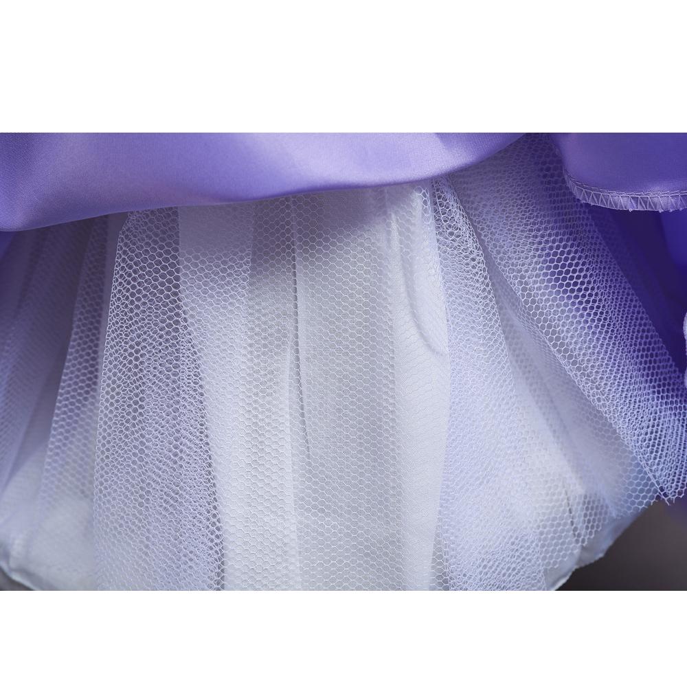 Robe pour enfants jupe robe de princesse bouffante à paillettes