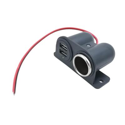 Car Splitter, 2 Socket Car Adapter - /24v Car Socket Splitter Charger Power Adapter
