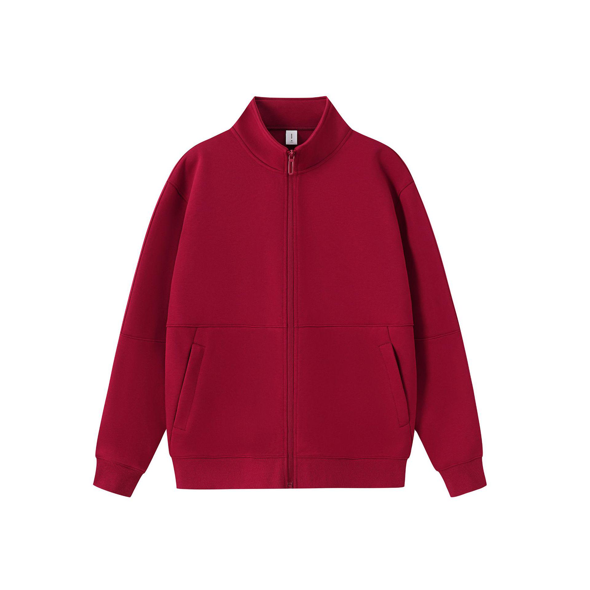 

Heavyweight Unisex Japanese Retro Cotton Stand Collar Zipper Jacket (380g) with Custom Logo Embroidery 3XL