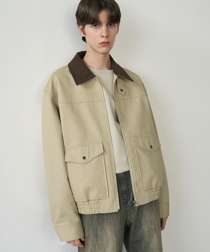 Draw Fit Heritage Hunting Blouson Jacket [Sand Beige]